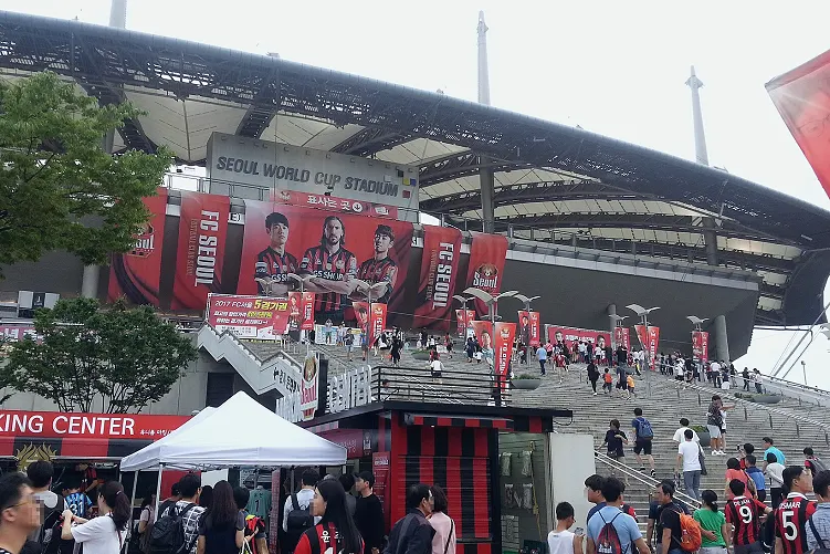 南美球场夜间灯光与球迷实拍(旅行与气候负担)